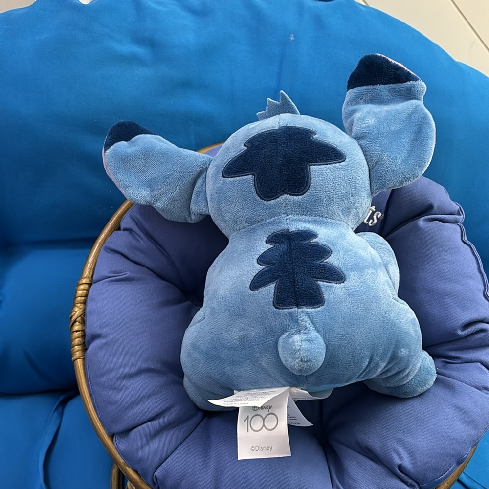 Disney 100 Plush Stitch Gently Used Color Blue And Black NWOTS - Picture 2 of 11